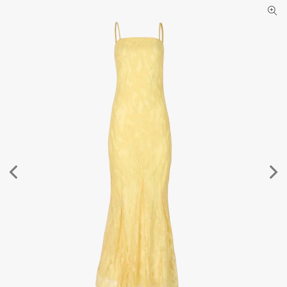 BAOBAB Junie Yellow Lace Dress